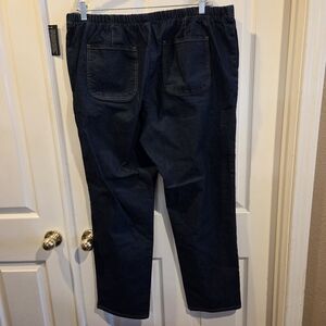 New Denim & Co Jeans Pants Elastic Waist Pull Up Stretchable Size XL QVC